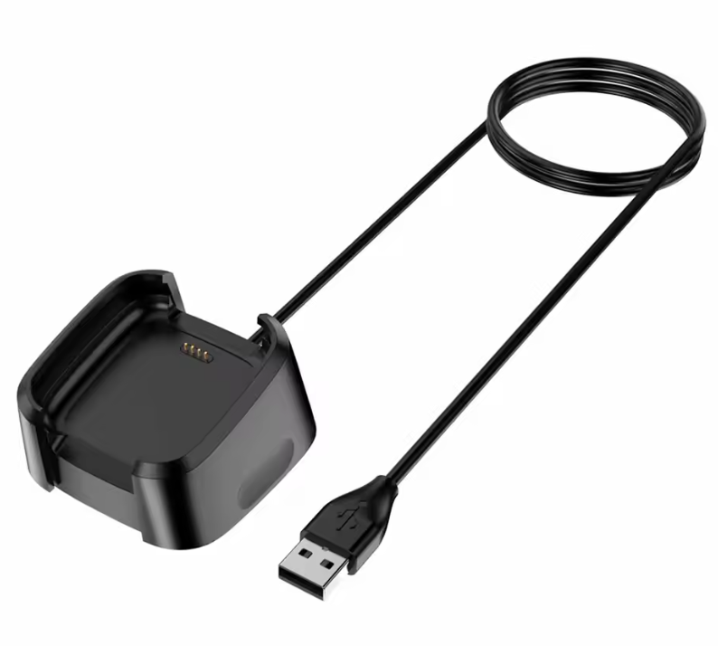 Fast USB Charger Cable for Fitbit Versa 2 | Portable Smartwatch Charging Adapter By Britebay | Durable Replacement Charger Cord Accessories for Fitbit Versa 2