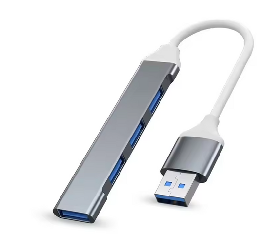 USB-C Hub Adapter 4-Port USB 3.0 Splitter By Britebay | High-Speed Type-C OTG Adapter for Samsung Phones, Laptops & Computers | Multi USB Expansion Hub Accessories